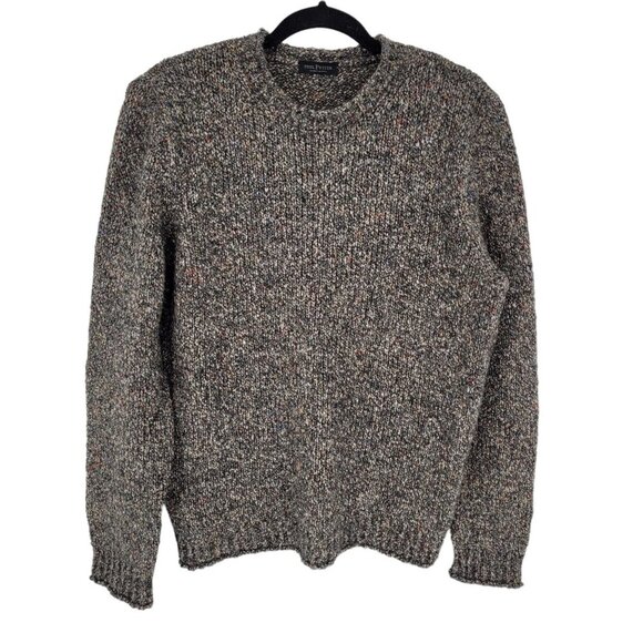Phil Petter Mens Large multcolor speckled long sleeve sweater Wool Silk blend - Picture 1 of 11